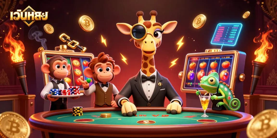 Experience thrilling gameplay at a เว็บตรง casino with vibrant characters and dynamic gaming elements.