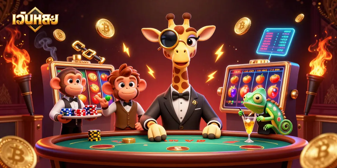 Experience thrilling gameplay at a เว็บตรง casino with vibrant characters and dynamic gaming elements.