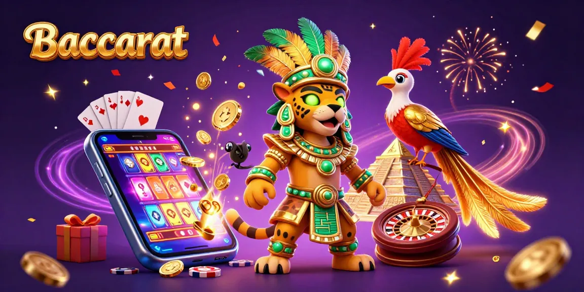 Baccarat: Experience the thrill of a vibrant casino scene with captivating characters and dynamic game elements.