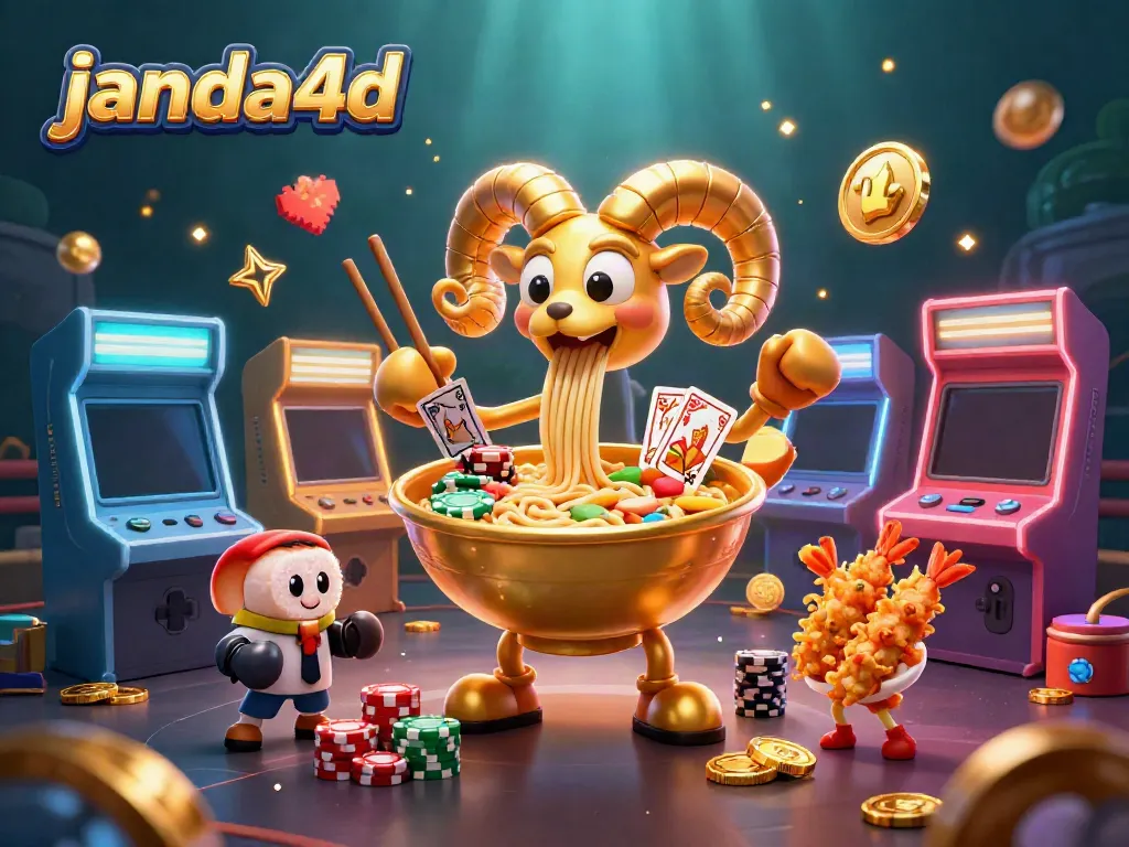 Janda4d menawarkan ilustrasi kasino dengan keunikan karakter lucu sambil memasang taruhan.