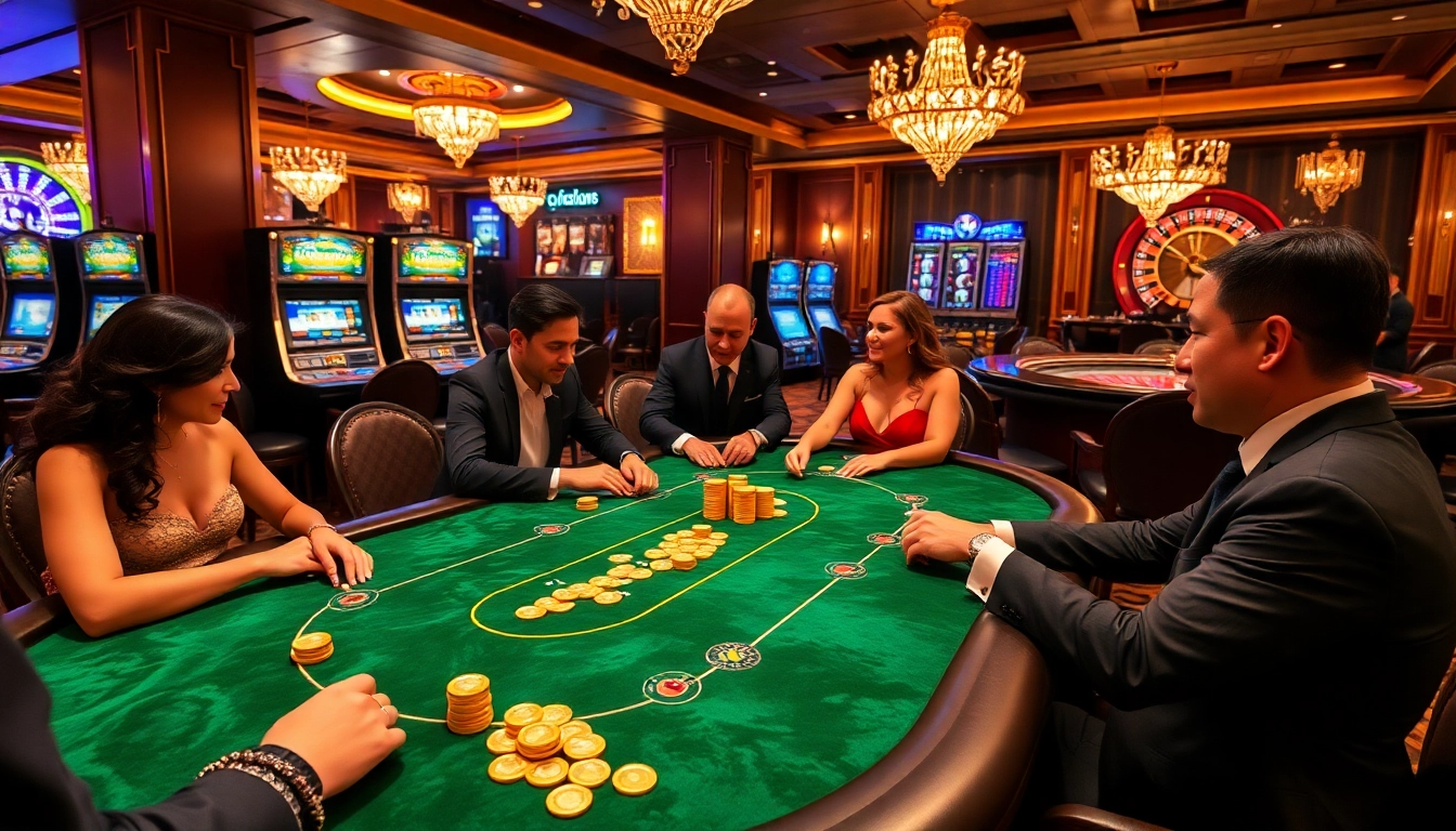 Experience the thrill of high-stakes at SODO 66 casino with luxurious gaming elements.