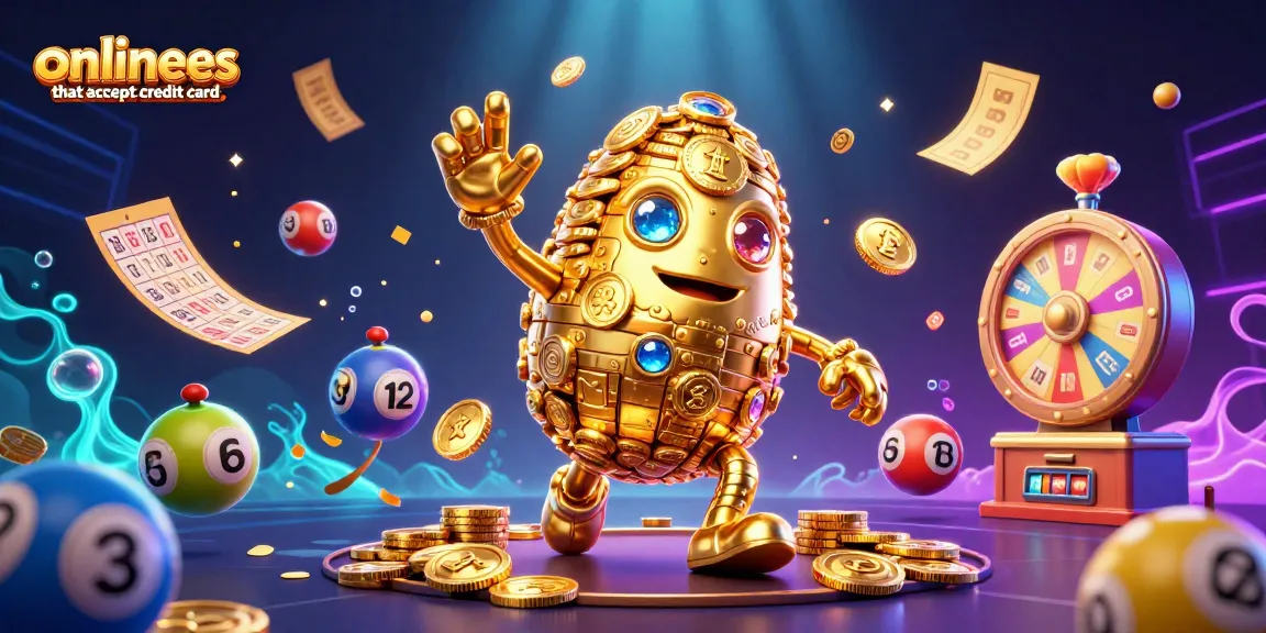 Experience thrilling gameplay at online casinos that accept credit card with vibrant animated elements and golden golem.