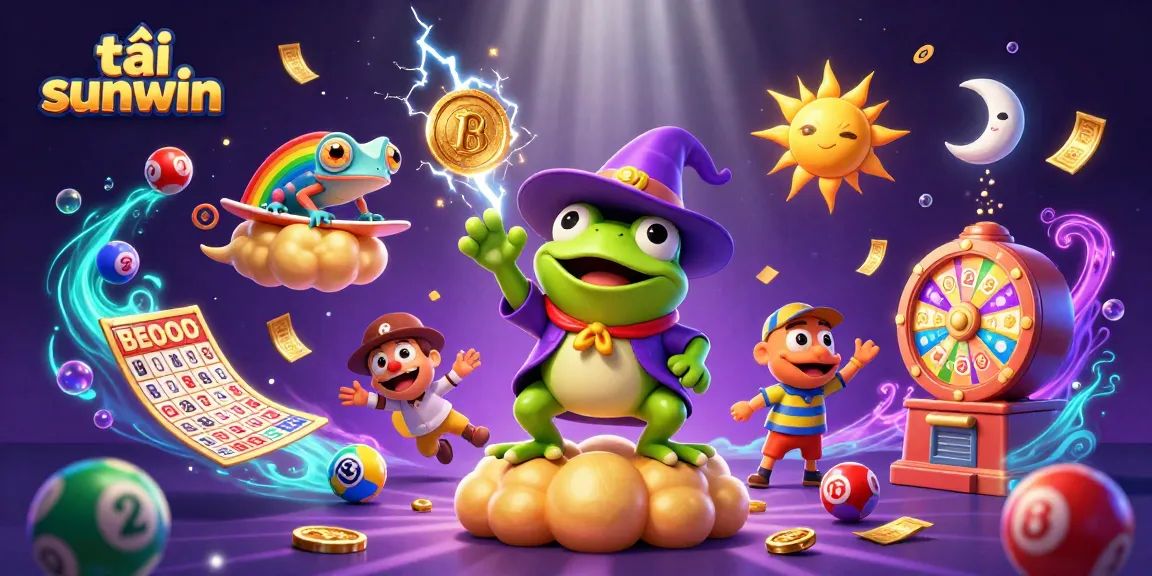 Engage with tải sunwin by downloading exciting online games, featuring vibrant characters amidst golden coins.