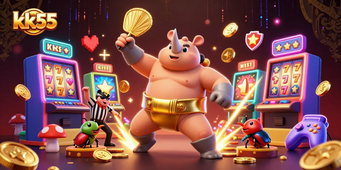 Play slots dynamically with kk55 as the rhinoceros beetle champions send coins flying.