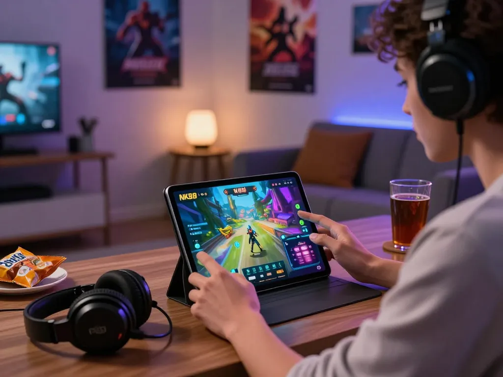 Tải app NK88 to access an exciting digital gaming experience with vibrant graphics.