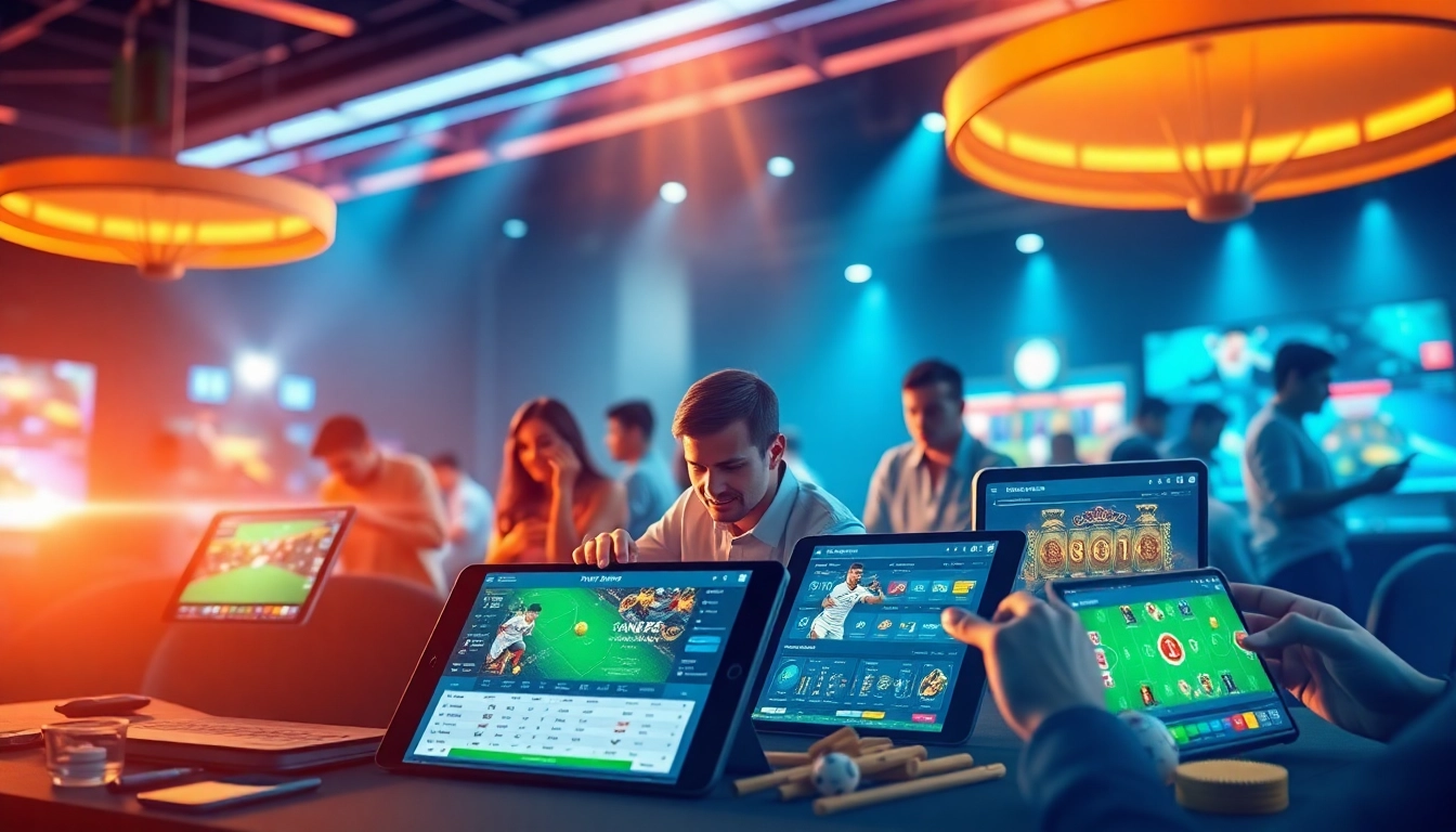 Experience the excitement of 8s online gaming on user-friendly devices showcasing diverse betting options.
