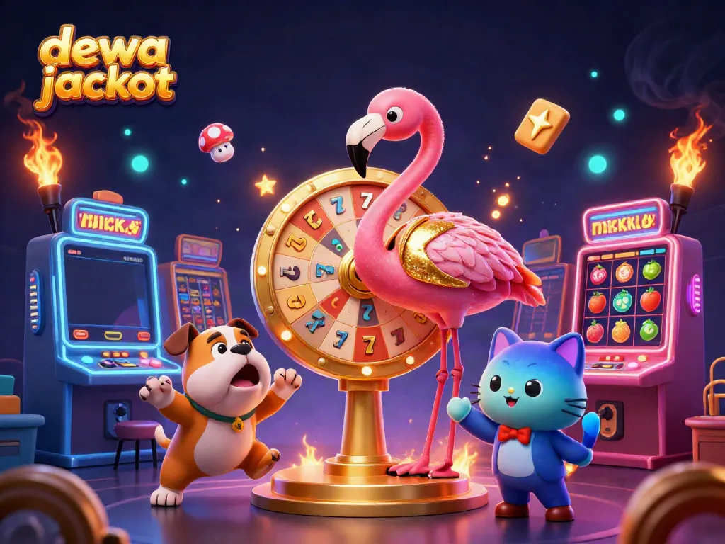 Pemain beruntung meraih dewa jackpot dengan mesin slot penuh simbol buah dan 7 keberuntungan.