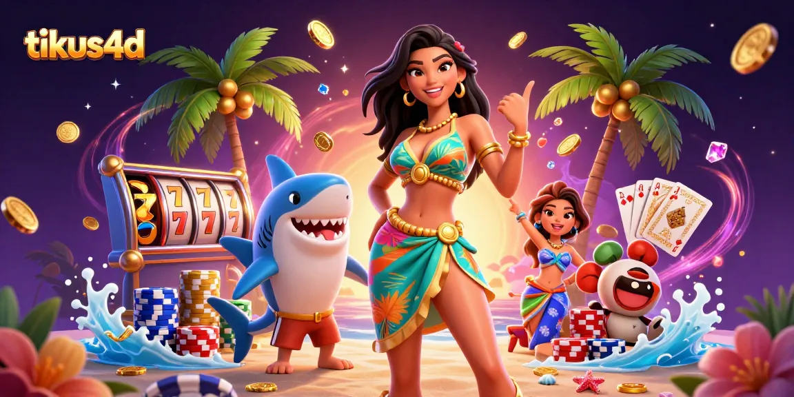 Join the fun with tikus4d and experience thrilling slot gameplay amidst golden coins and vibrant graphics.