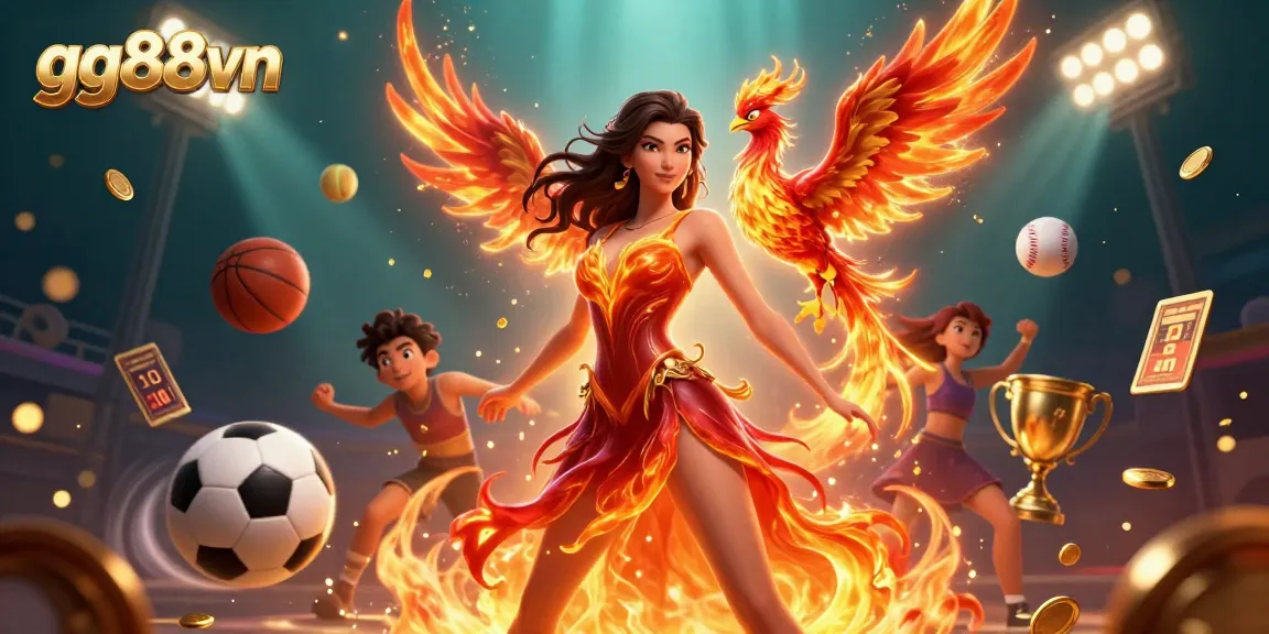 Engage with the thrilling gaming experience of gg88vn featuring vibrant casino elements and an energetic design.