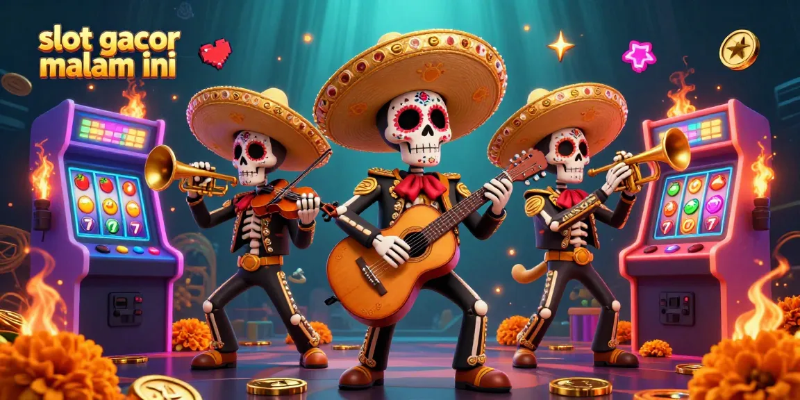 Experience gaming with vibrant slot gacor malam ini elements among lively mariachi characters.
