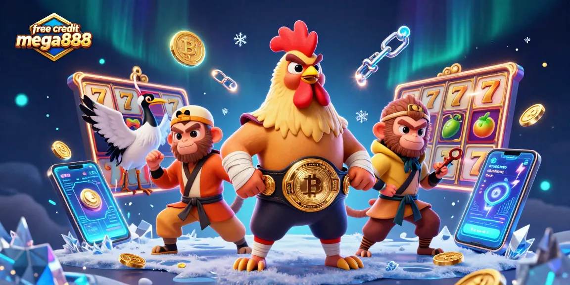 Maximize winnings with free credit mega888 using vibrant slot reels and engaging characters.