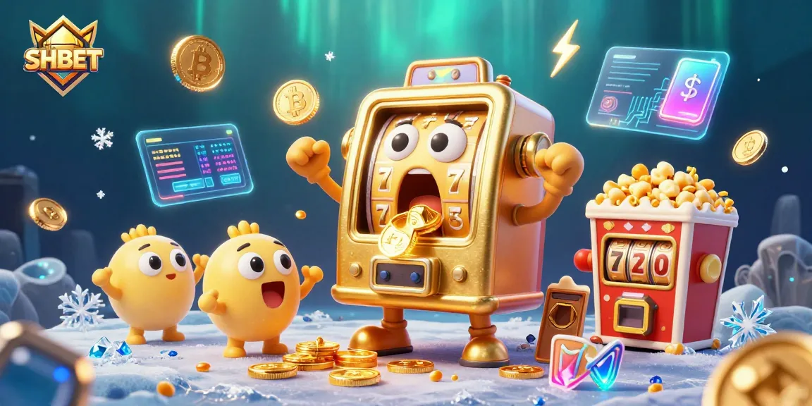 Experience the excitement at SH BET with our animated jackpot winning slot machine illustration!