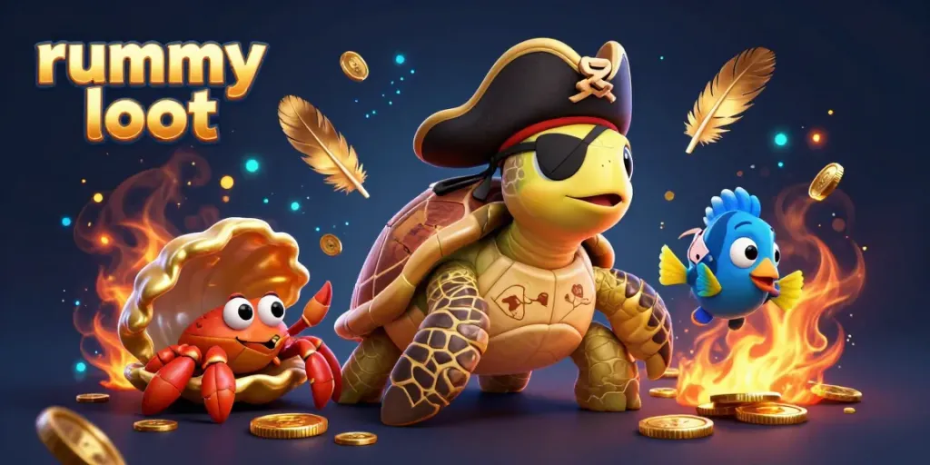 Engage in thrilling gameplay with rummy loot featuring vibrant characters and dynamic elements.