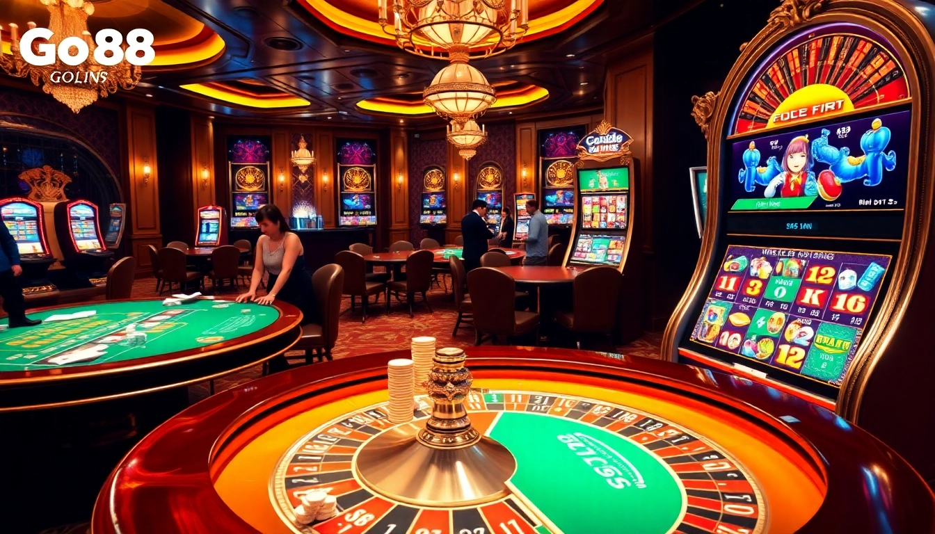 Experience thrilling gambling at GO88 with luxurious casino games and vibrant slot machines.