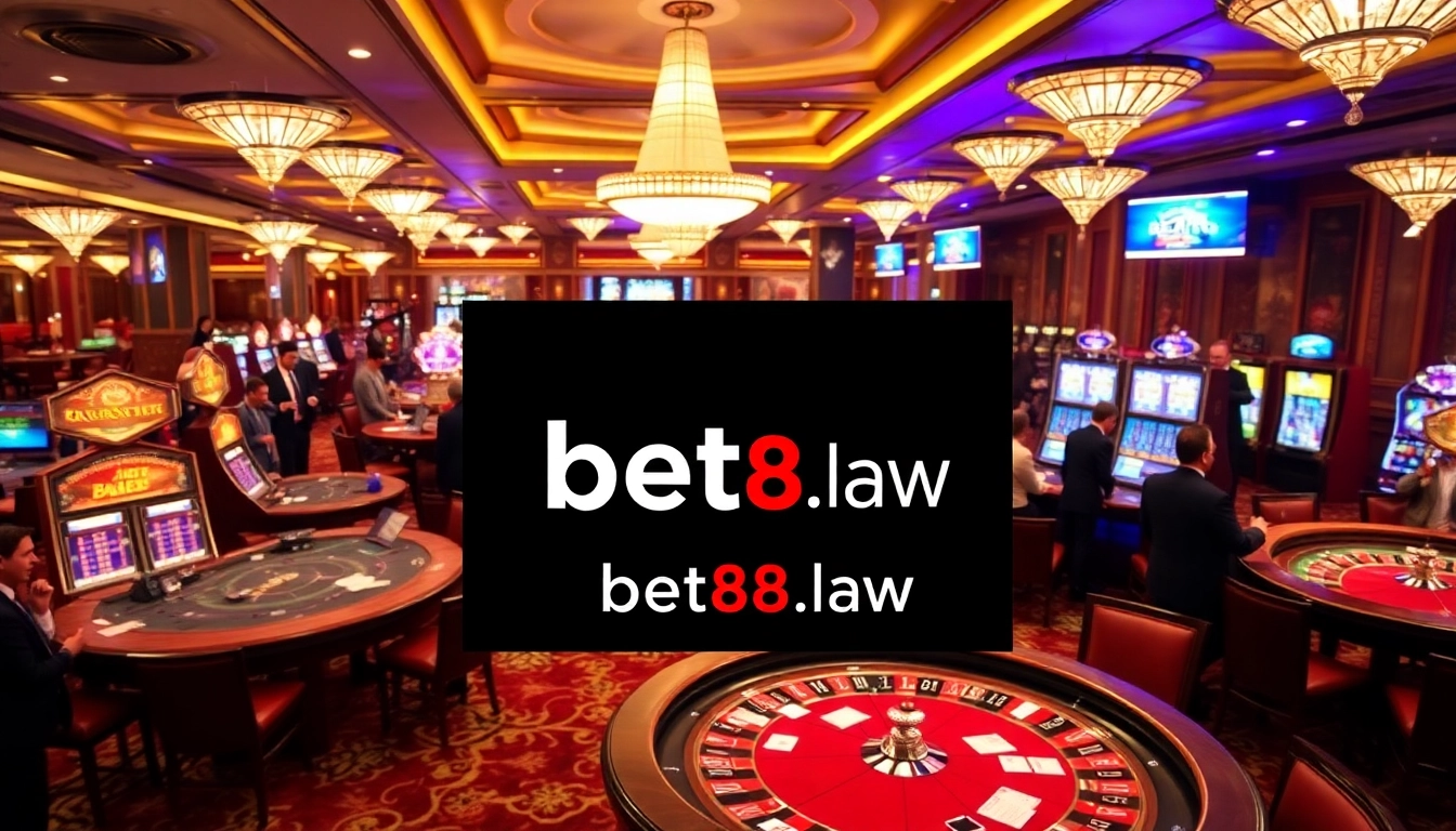Experience the thrill of winning at bet88.law with vibrant casino action and luxurious gaming tables.