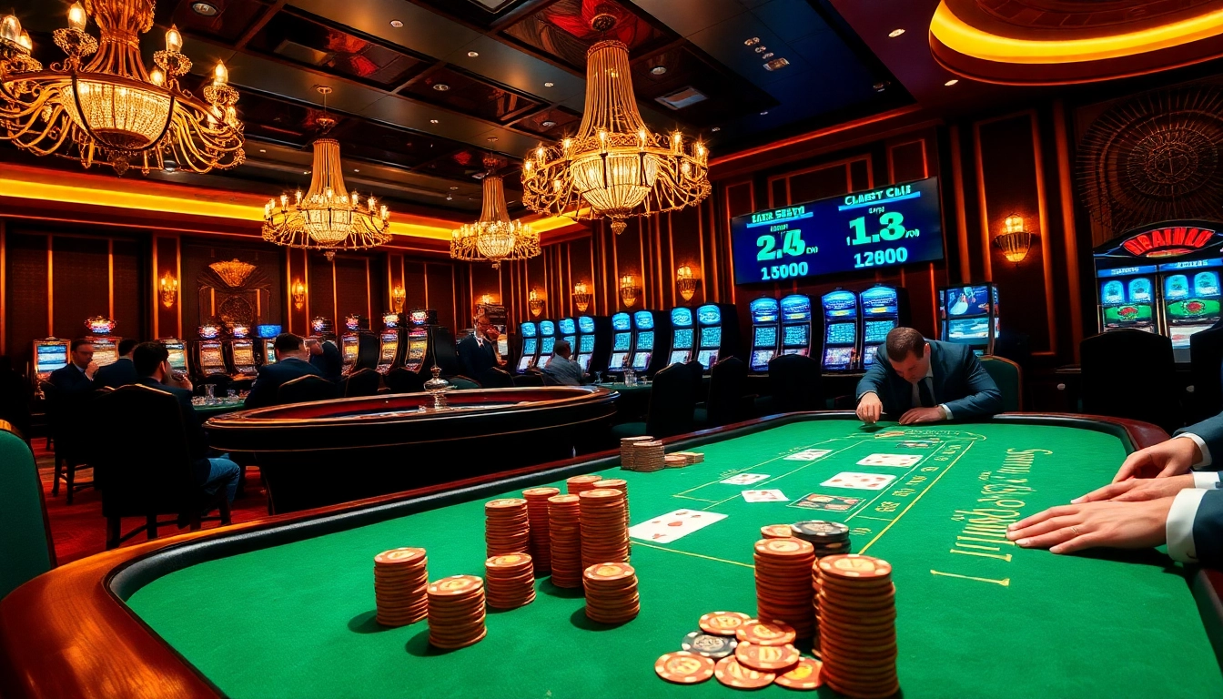 Bongdalu presents an exciting poker game at a luxury casino, highlighting strategic gameplay and vibrant atmosphere.