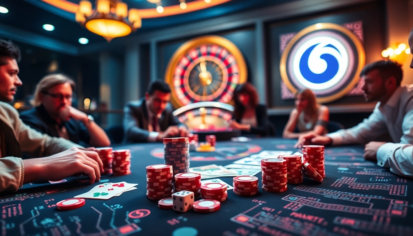 Experience the hidden wiki dark web atmosphere at a thrilling casino poker table with vibrant action and excitement.