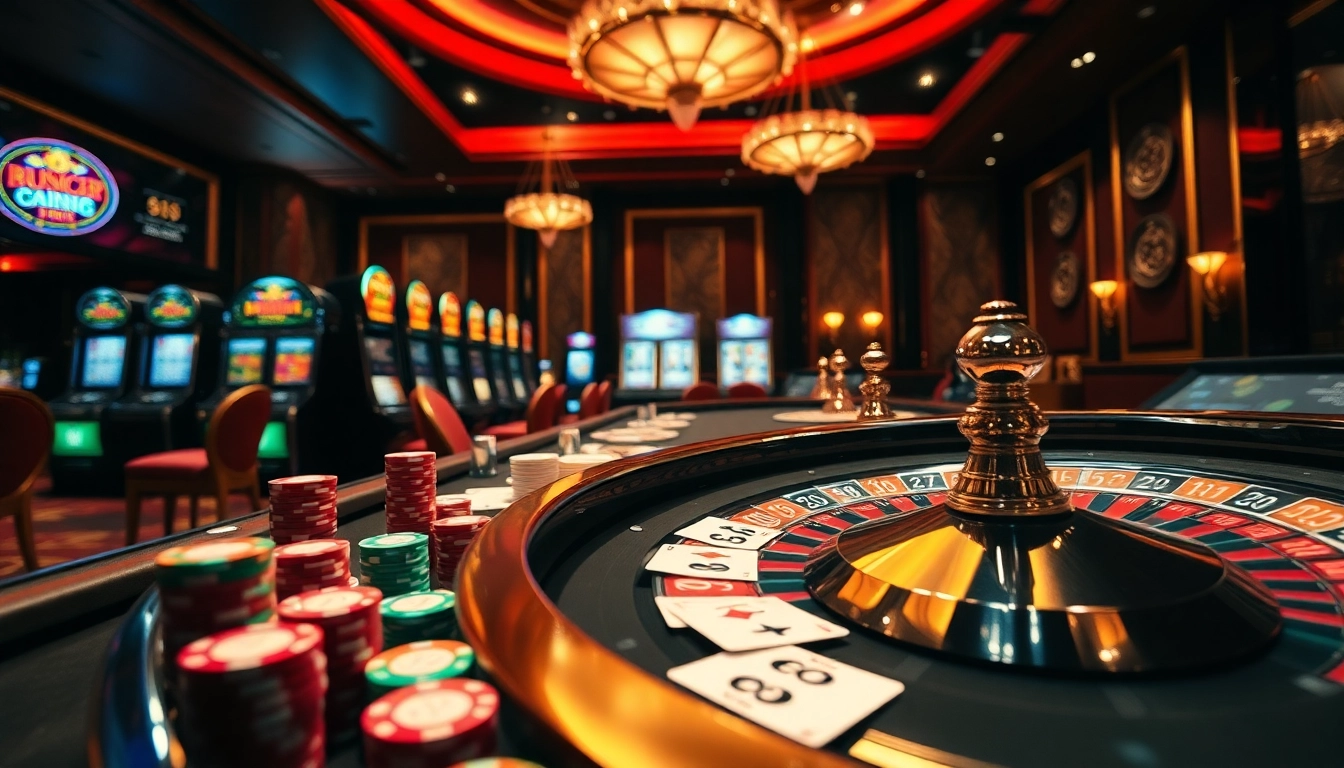 Place your bets at co88 in a vibrant casino scene filled with poker chips and a roulette wheel.