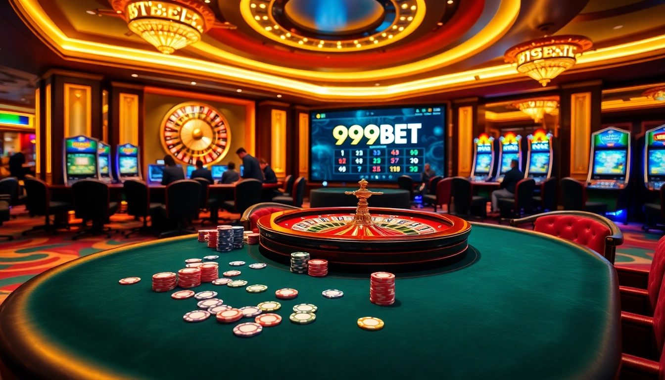 Experience the thrill of winning at 999BET's luxurious casino games and betting.